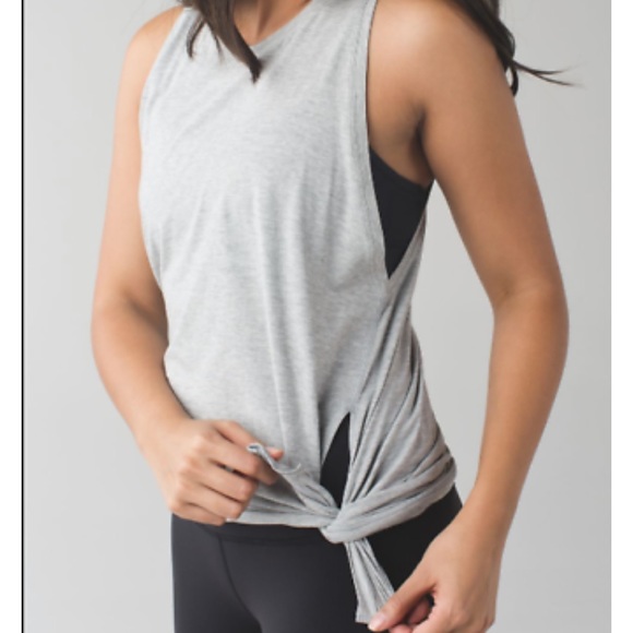 lululemon athletica Tops - Lululemon Side Tie Workout Tank